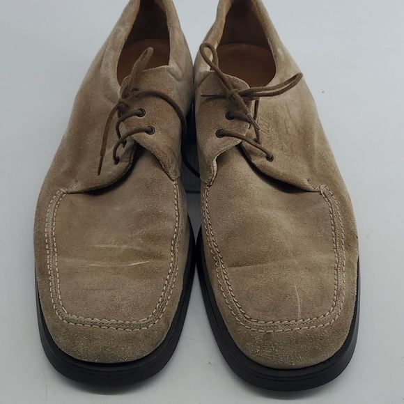 Bruno Magli Italian Lace Loafer Suede Leather Size 8 - Picture 3 of 16